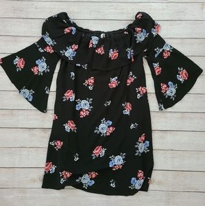 Small black and floral dress